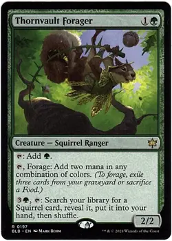 MTG Bloomburrow Thornvault Forager (Rare) - Image 1