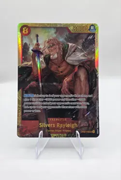 OP08-118 Silvers Rayleigh SEC Alt Art One Piece TCG English Card Two Legends NM - Image 1