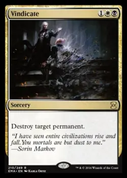 Vindicate -Foil Light Play MTG Eternal Masters - Image 1