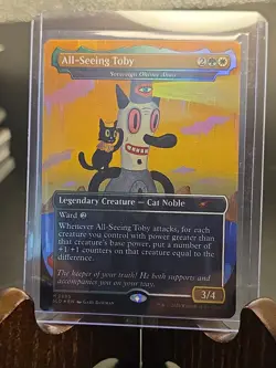 All-Seeing Toby - Sovereign Okinec Ahau Secret Lair Drop MTG Foil Near Mint - Image 3