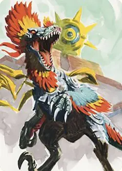Pantlaza, Sun-Favored Art Card - Art Series: The Lost Caverns of Ixalan - Image 1
