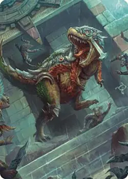 Carnage Tyrant Art Card - Art Series: The Lost Caverns of Ixalan - Image 1