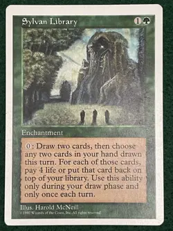 Sylvan Library - MTG Core Set 5th Edition - Image 1