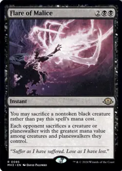 Flare of Malice Modern Horizons 3 95 NM MTG - Image 1