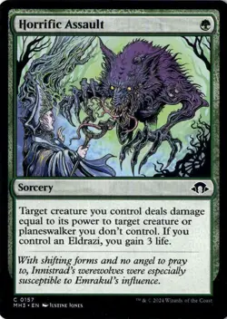 Horrific Assault Modern Horizons 3 157 NM MTG - Image 1