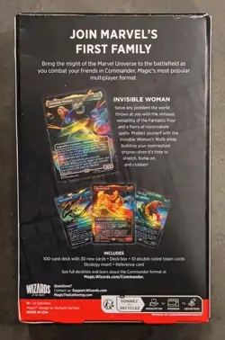 Magic The Gathering: Marvel Super Heroes The Fantastic Four Commander Deck - Image 2