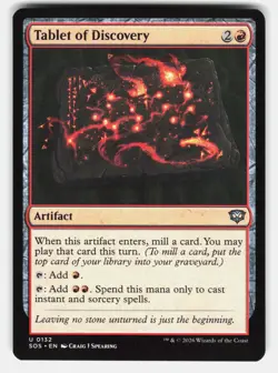 TABLET OF DISCOVERY - Magic: The Gathering - SPEARING NM/M - Image 1