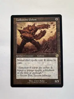 Lodestone Golem - RETRO FRAME - MTG The Brothers' War Retro Artifacts - NM - Image 1