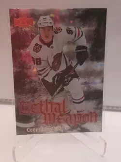 2025-26 Skybox Metal Universe Lethal Weapon Connor Bedard #LW-1 Chicago - Image 1