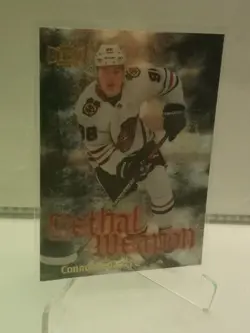 2025-26 Skybox Metal Universe Lethal Weapon Connor Bedard #LW-1 Chicago - Image 3