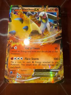 Pokemon TCG EX, BREAK, V Card Lot - Ho-Oh BREAK, Tyranitar V, Blaziken EX - Image 5