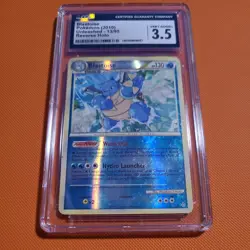 Blastoise 13/95 Unleashed Reverse Holo 2010 Pokemon Card CGC 3.5 VG+ - Image 1