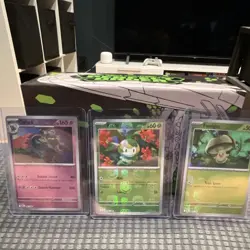 Pokemon TCG Lot Set From Black Bolt Masterball Golurk, Foongus, Petilil - Image 1
