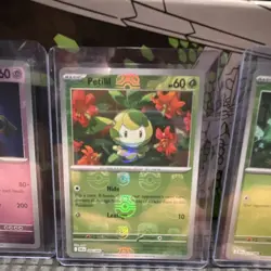 Pokemon TCG Lot Set From Black Bolt Masterball Golurk, Foongus, Petilil - Image 3