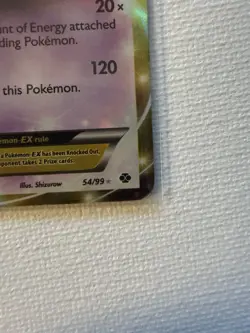 Pokemon TCG Mewtwo-EX Next Destinies 54/99 Holo Ultra Rare MP/HP - Image 2