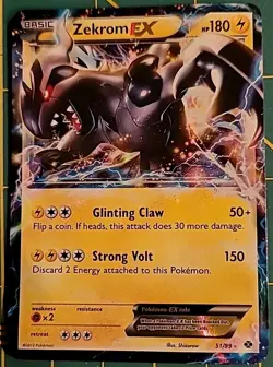 Zekrom EX • 51/99 Pokemon TCG • Next Destinies - Image 1
