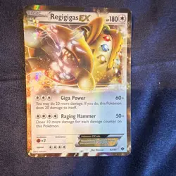 Pokemon TCG Regigigas EX 82/99 Next Destinies Ultra Rare Holo - Image 1