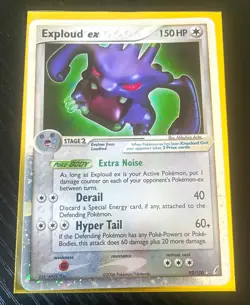 Pokemon TCG Exploud ex 92/100 EX Power Keepers Holo Rare 150 HP English 2006 - Image 1