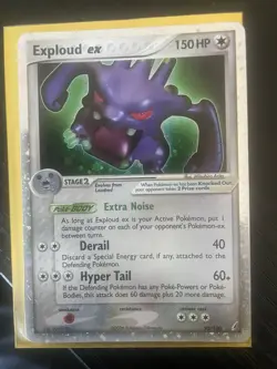 Pokemon TCG Exploud ex 92/100 EX Power Keepers Holo Rare 150 HP English 2006 - Image 3