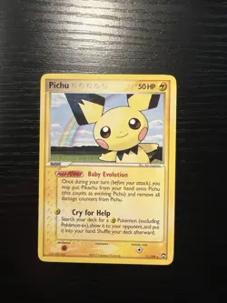 Pokemon Pichu TCG EX Power Keepers Card 21/108 Regular Rare - Image 3