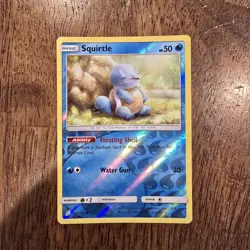 Squirtle 22/181 Common Team Up Reverse Holo Pokemon NM - Image 1