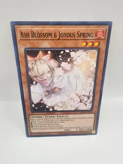 Yu-Gi-Oh Card - SDBT-EN014 - ASH BLOSSOM & JOYOUS SPRING (Common) - NM 1st Ed - Image 1