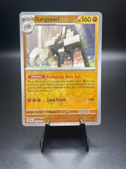 Garganacl [Reverse Holo] 104/182 PAR Paradox Rift Pokemon Card - Image 1