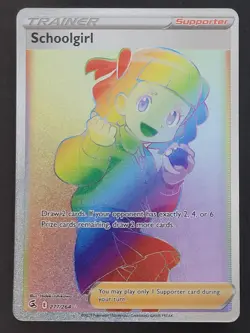 LP Schoolgirl 277/264 Secret Rainbow Rare Fusion Strike Pokemon TCG - Image 1