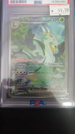 PSA 9 Serperior ex 164/086 Pokemon Black Bolt - Special Illustration Rare - Image 2
