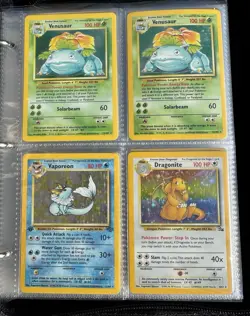 Vintage Pokemon Card Binder Collection Lot Base Set Charizards 1st Editions WOTC - Image 3