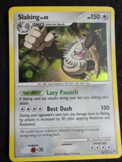 Slaking 16/127 Platinum Holo Rare Holofoil Pokemon Card - Image 1
