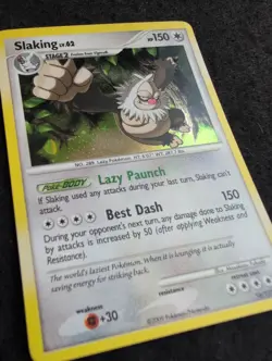Slaking 16/127 Platinum Holo Rare Holofoil Pokemon Card - Image 2
