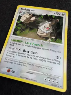 Slaking 16/127 Platinum Holo Rare Holofoil Pokemon Card - Image 3