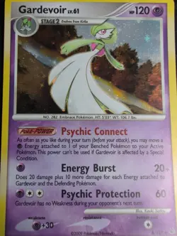 Gardevoir - 8/127 - Pokemon Platinum Holo Card - Swirl - Image 1