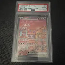 Mew ex SVP Scarlet & Violet Promo Cards 053 Holo English 2023 PSA 8 - Image 1