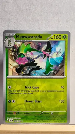 Meowscarada [NM] - Pokemon TCG S&V Base Set 015/198 [Reverse Holo Rare] - Image 1