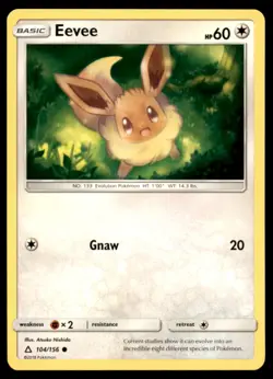 Eevee 104/156 Common Ultra Prism Pokemon Near Mint - Image 1