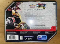 Pokemon Charizard Ex Paldean Fates Tin Sealed 5 Packs - Image 2