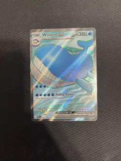 Wailord ex 097/084 ME Pitch Black Holo Full Art Ultra Rare Pokemon NM-MT - Image 1