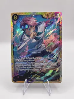 Koby OP11-119 SEC A Fist of Divine Speed ONE PIECE Card Game English NM - Image 1