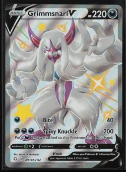Grimmsnarl V SV116/SV122 Holo V Rare Shining Fates Shiny Vault Pokemon Holo NM - Image 1