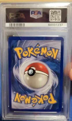 PSA 9 Mightyena 10/109 Ruby & Sapphire 2003 Pokemon Card Holo Foil MASSIVE SWIRL - Image 2
