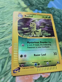 Bayleef EX Expedition 71/165 WotC e-Reader Reverse Holo Uncommon Pokemon Card MP - Image 3