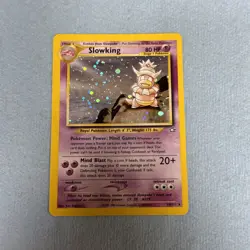 Pokemon TCG Slowking 14/111 Neo Genesis Holo Card "Swirl " - Image 1