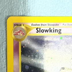 Pokemon TCG Slowking 14/111 Neo Genesis Holo Card "Swirl " - Image 5
