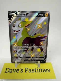 Boltund V SWSH085 Holo Promo Sword & Shield Promo Pokemon Near Mint P5 - Image 1