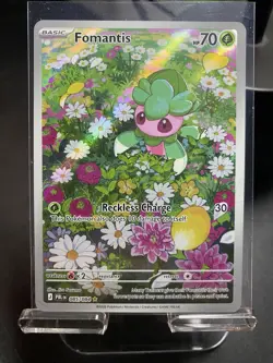 Fomantis 085/084 Illustration Rare Pokemon TCG Pitch Black ME05 English NM IR - Image 1
