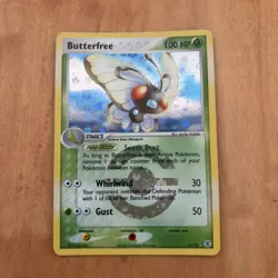 Pokemon Butterfree Reverse Holo Rare EX FireRed & LeafGreen 2/112 2004 - Image 1