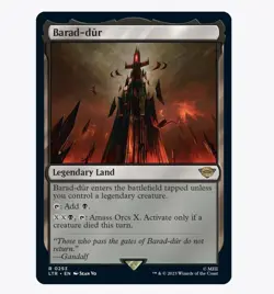 Barad-dur - The Lord of the Rings (LTR) - MTG Rare #253 | Regular Card - Image 1