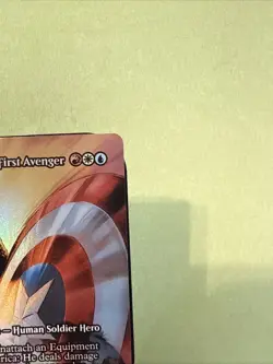 Captain America, First Avenger (Borderless) Marvel Universe Eternal-Legal Foil - Image 3